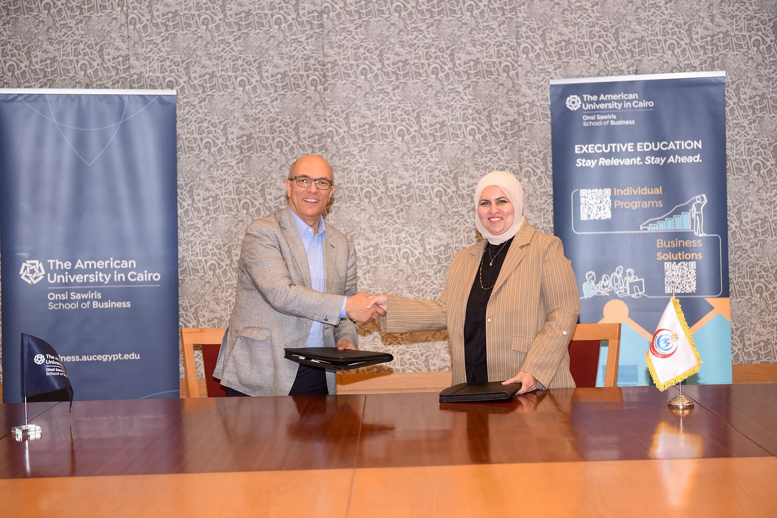 «الصحة» توقع بروتوكول تعاون مع كلية أنسي ساويرس لتطوير الكوادر الإدارية والقيادية بالقطاع الصحي
