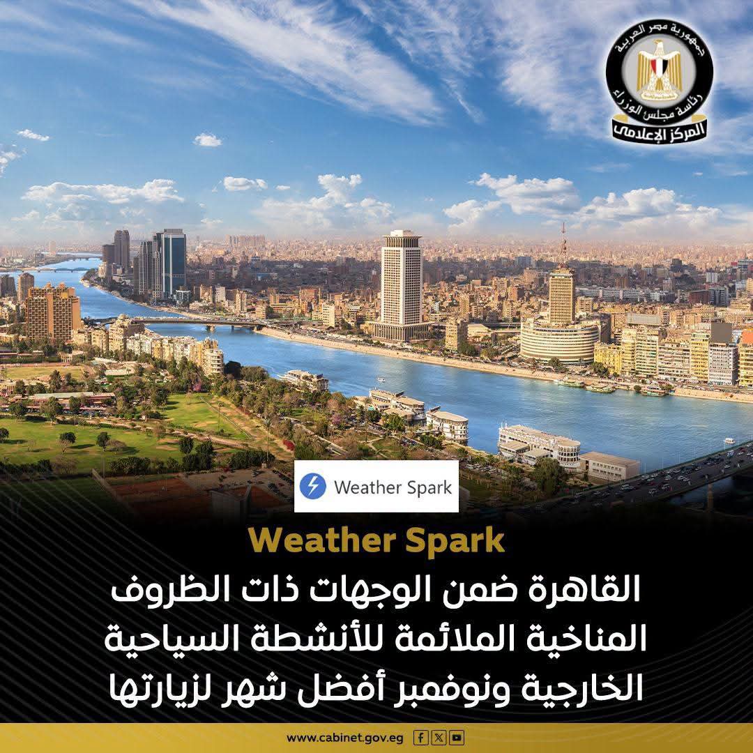 القاهرة بين أفضل الوجهات السياحية في نوفمبر.. ماذا تقول بيانات الطقس؟
