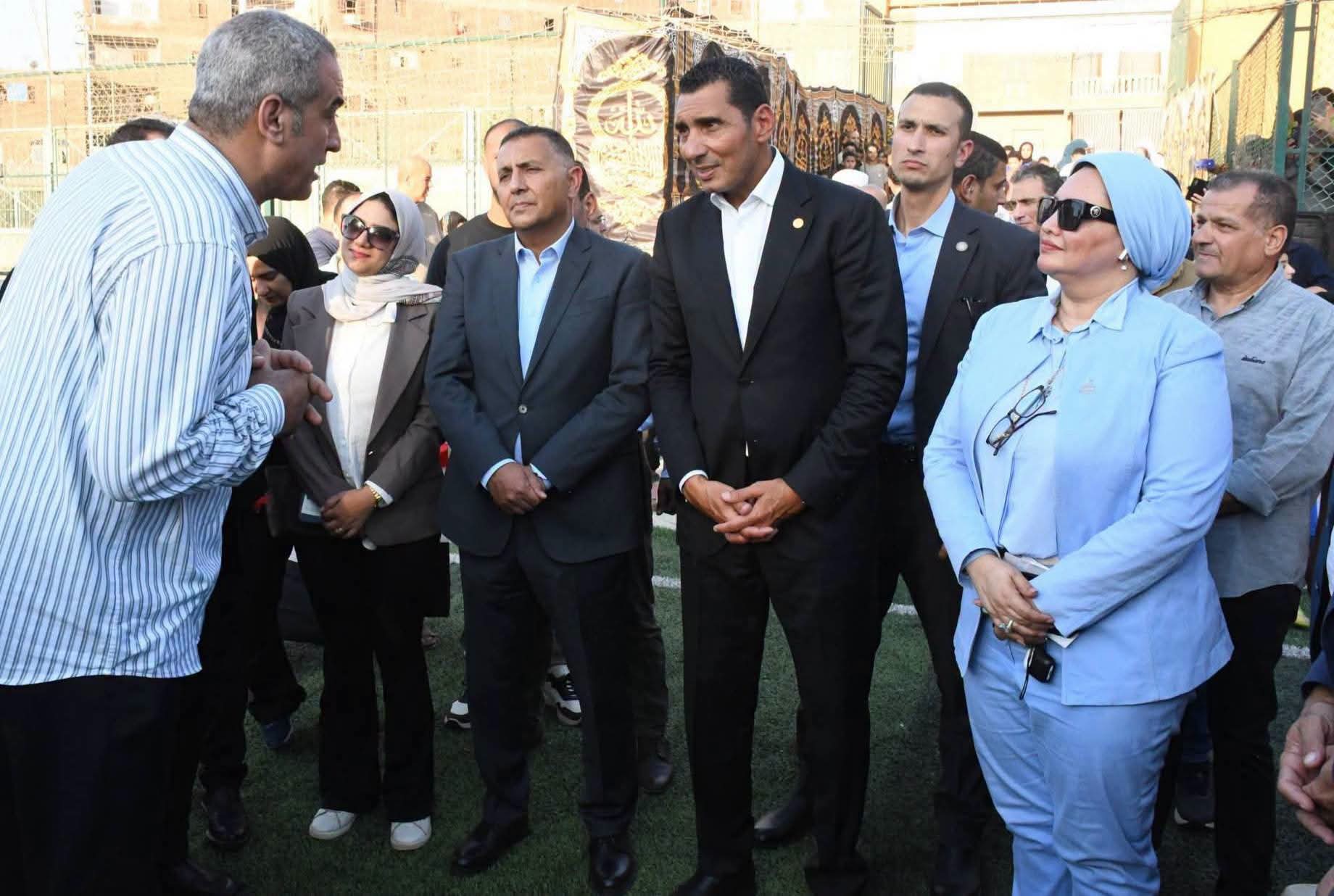 وزير الشباب والرياضة ومحافظ القليوبية يفتتحان تطوير مركز شباب أبو الغيط بالقناطر الخيرية