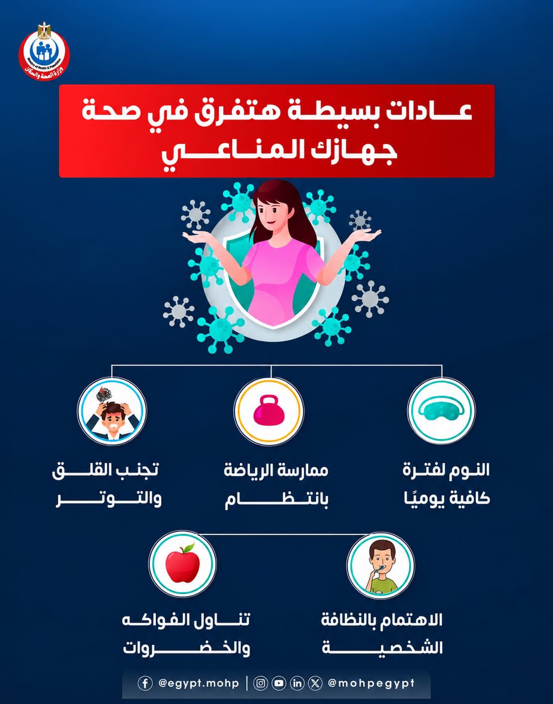 إزاي تقوّي مناعتك؟.. 5 خطوات بسيطة يوميًا