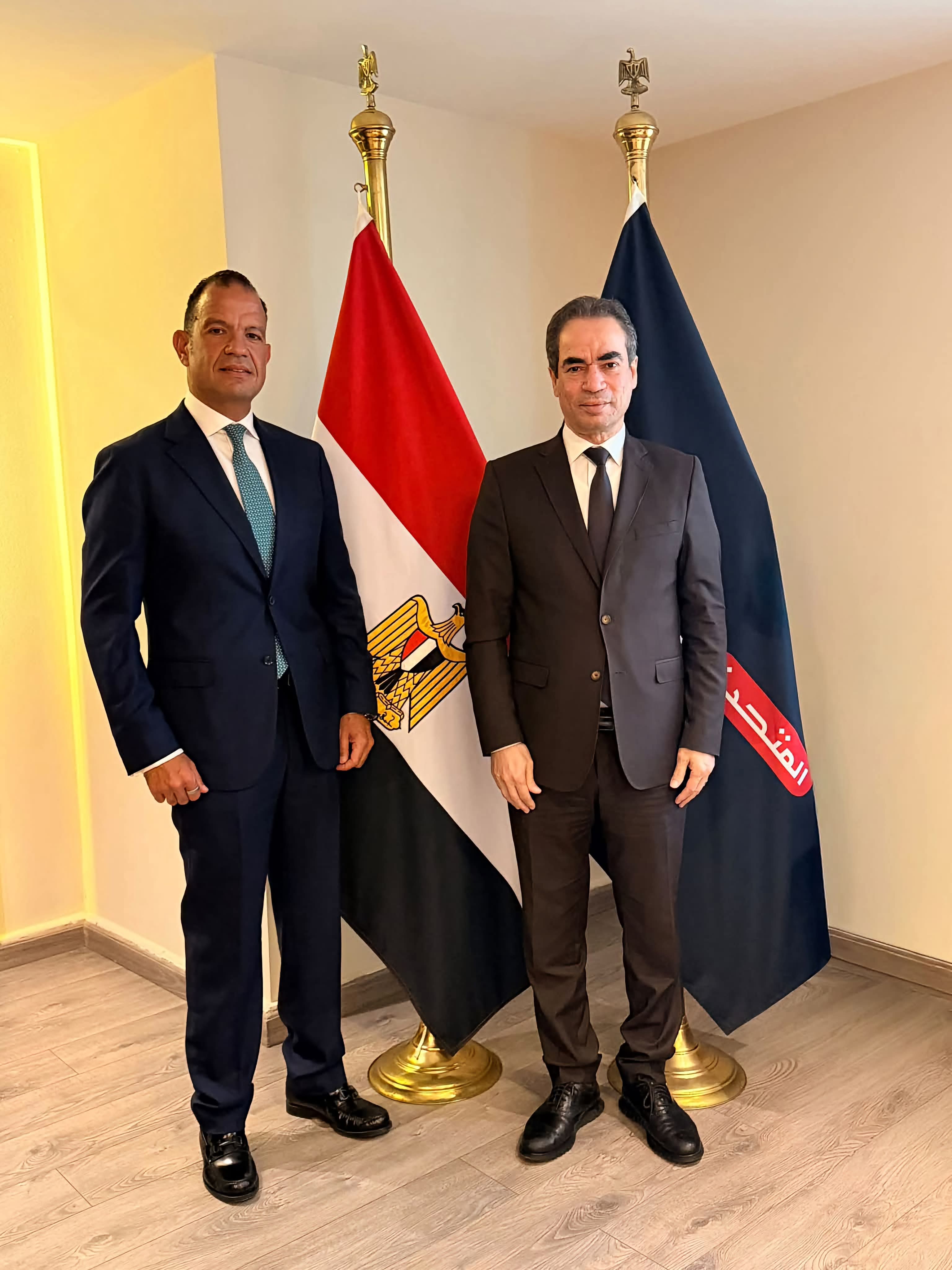 المسلماني يهنئ مجلس «المتحدة» الجديد ويبحث تعزيز التعاون مع ماسبيرو