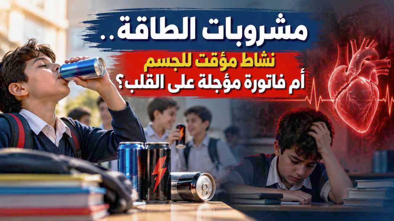 مشروبات الطاقة..  نشاط مؤقت للجسم أم فاتورة مؤجلة على القلب؟