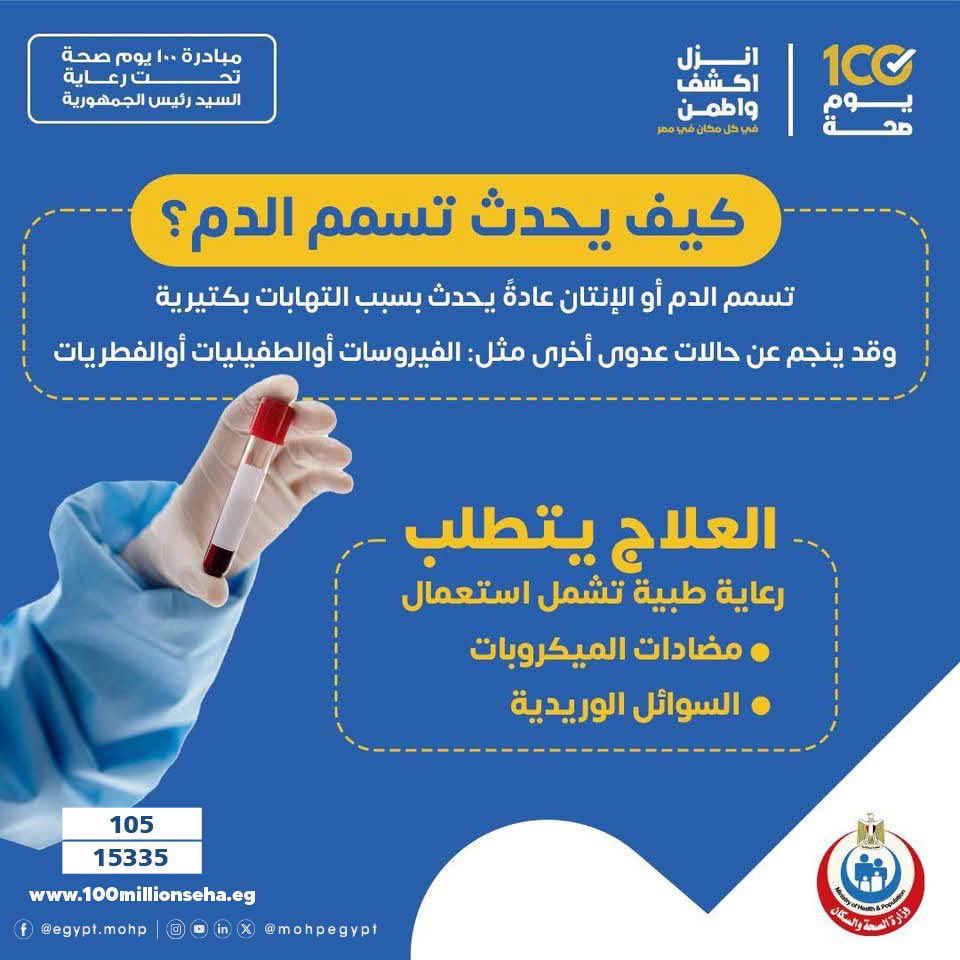 تسمم الدم.. عدوى بسيطة قد تتطور سريعًا