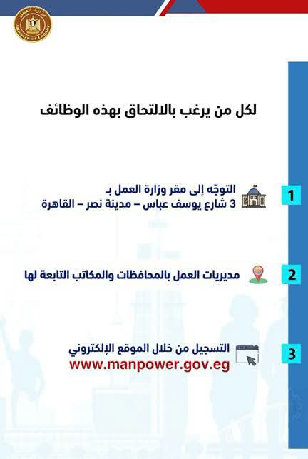 2343  فرصة عمل في 26 شركة بـ12 محافظة.. «العمل» تعلن نشرة التوظيف الأسبوعية