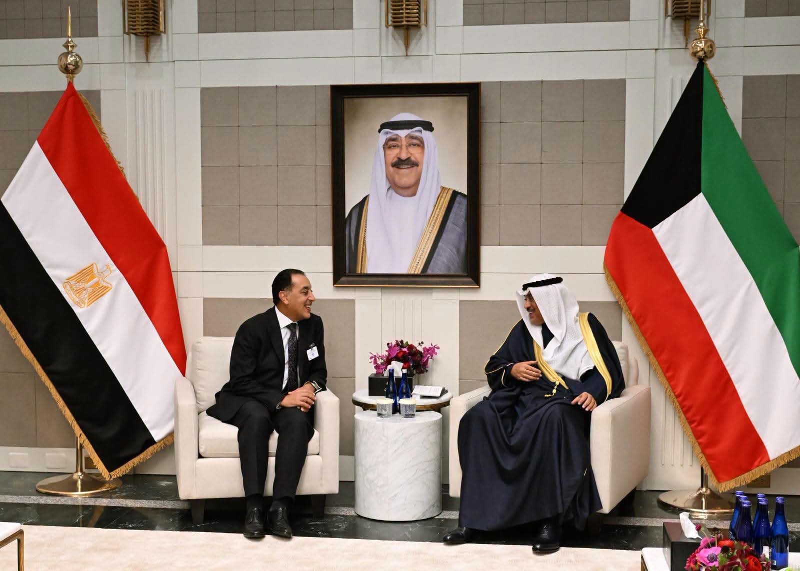 ولي عهد الكويت يستقبل مدبولي لبحث تعزيز التعاون والتنسيق بين البلدين