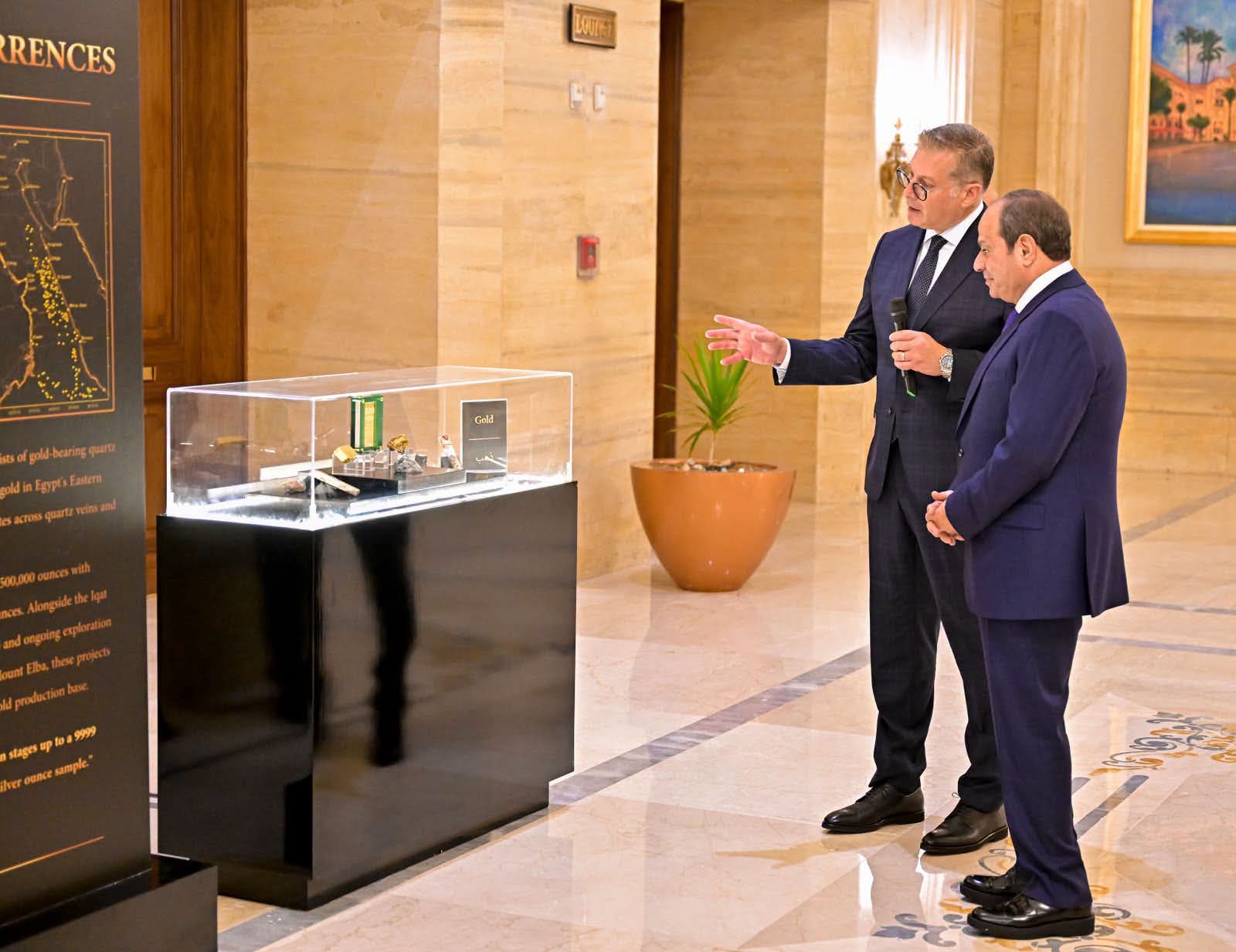 الرئيس السيسي يشهد افتتاح النسخة الخامسة من منتدى مصر للتعدين ويؤكد التزام الدولة بإنجاح الاستثمارات