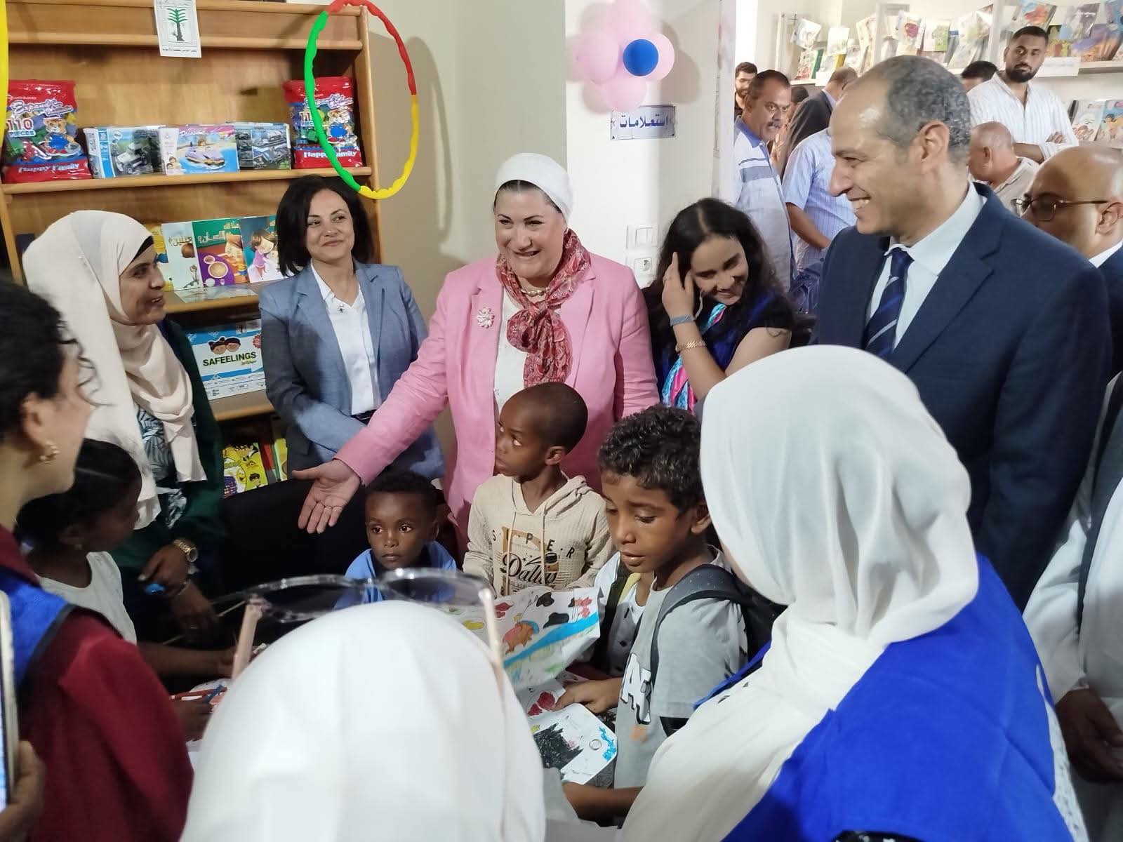 «القومي للطفولة والأمومة» يشارك في افتتاح معرض شلاتين الأول لكتاب الطفل