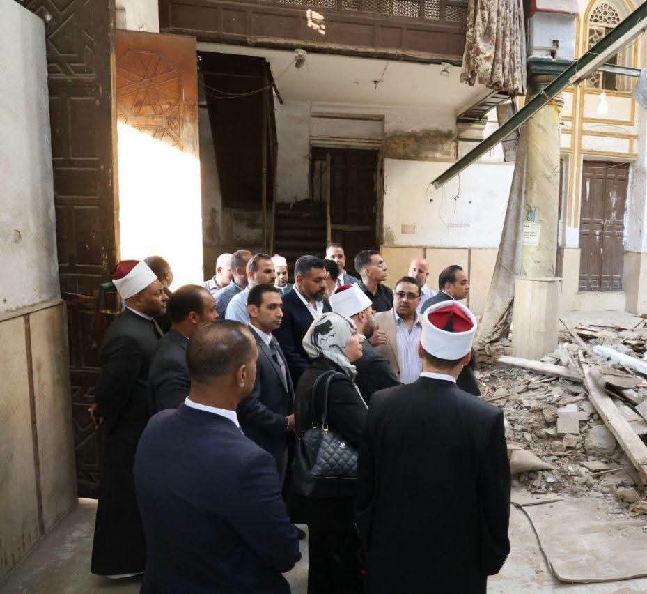 الأوقاف تبدأ تطوير مسجد عبد الوهاب الشعراني وتحافظ على هويته التراثية