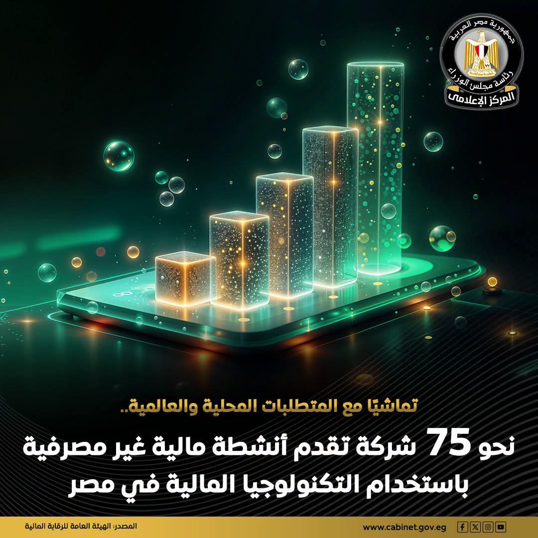 75 شركة للتكنولوجيا المالية في مصر.. واستثمارات الذكاء الاصطناعي عالميًا تصل إلى 80 مليار دولار
