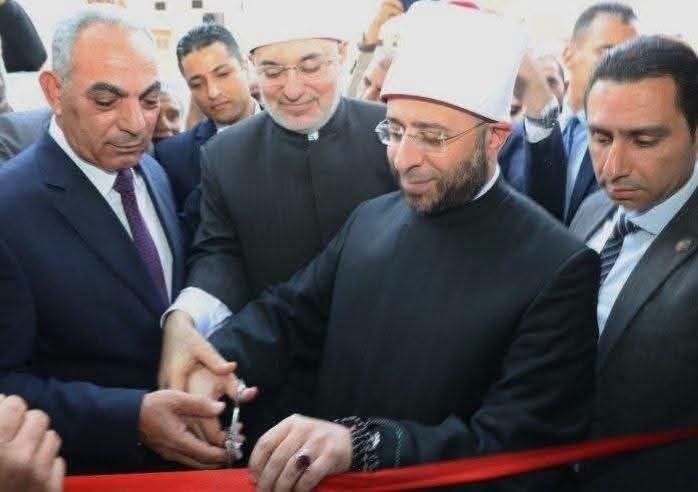 وزير الأوقاف ومفتي الجمهورية يحتفلان بالعيد القومي للإسماعيلية ويفتتحان مسجد الجزارية