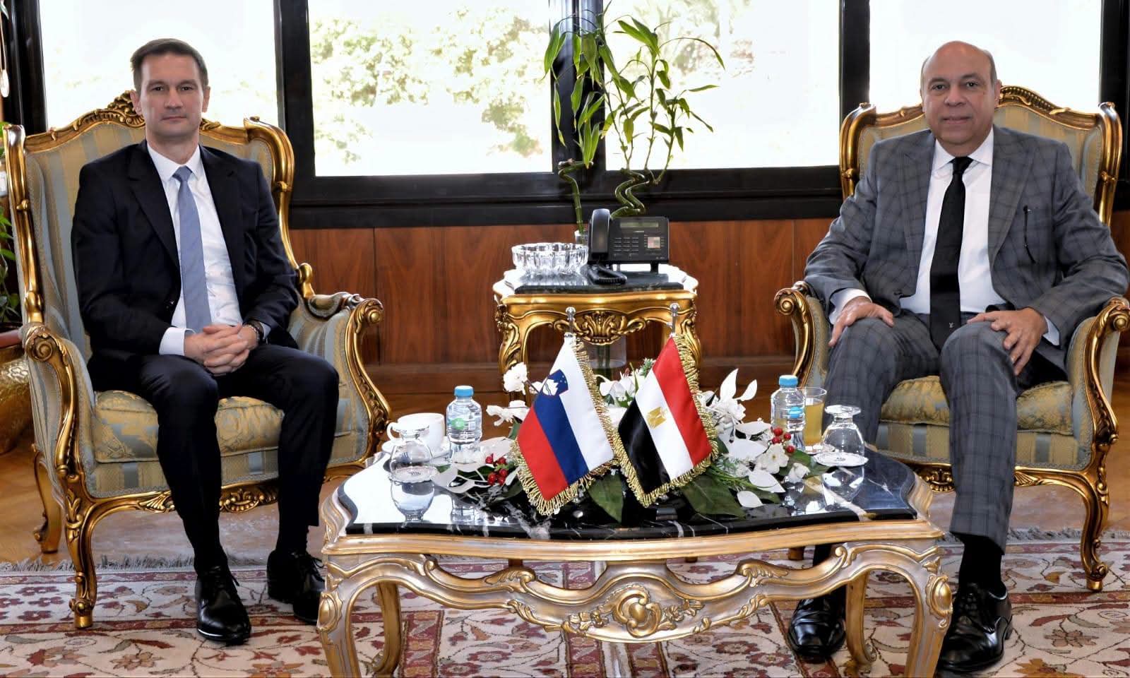 مصر وسلوفينيا تبحثان تعزيز الربط الجوي وتنمية الحركة السياحية