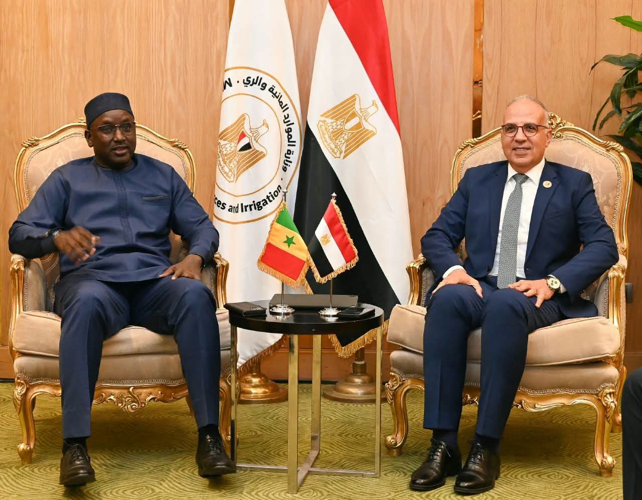 مصر والسنغال تبحثان توحيد الموقف الأفريقي بشأن قضايا المياه