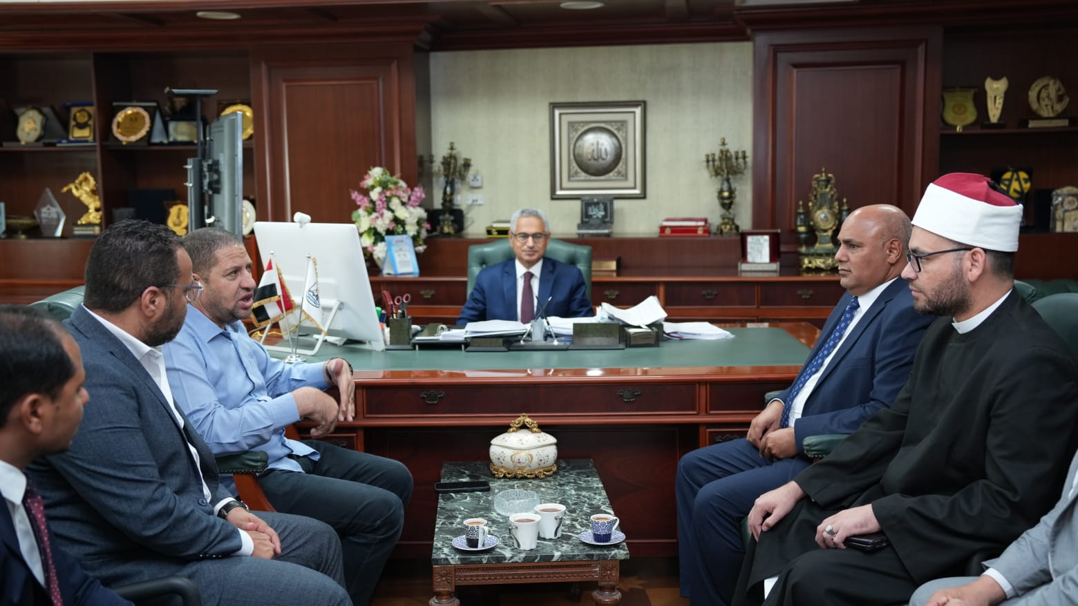 بيت الزكاة والصدقات يعيد بناء وتأثيث 19 منزلًا بعد انهيار صخري ببني سويف